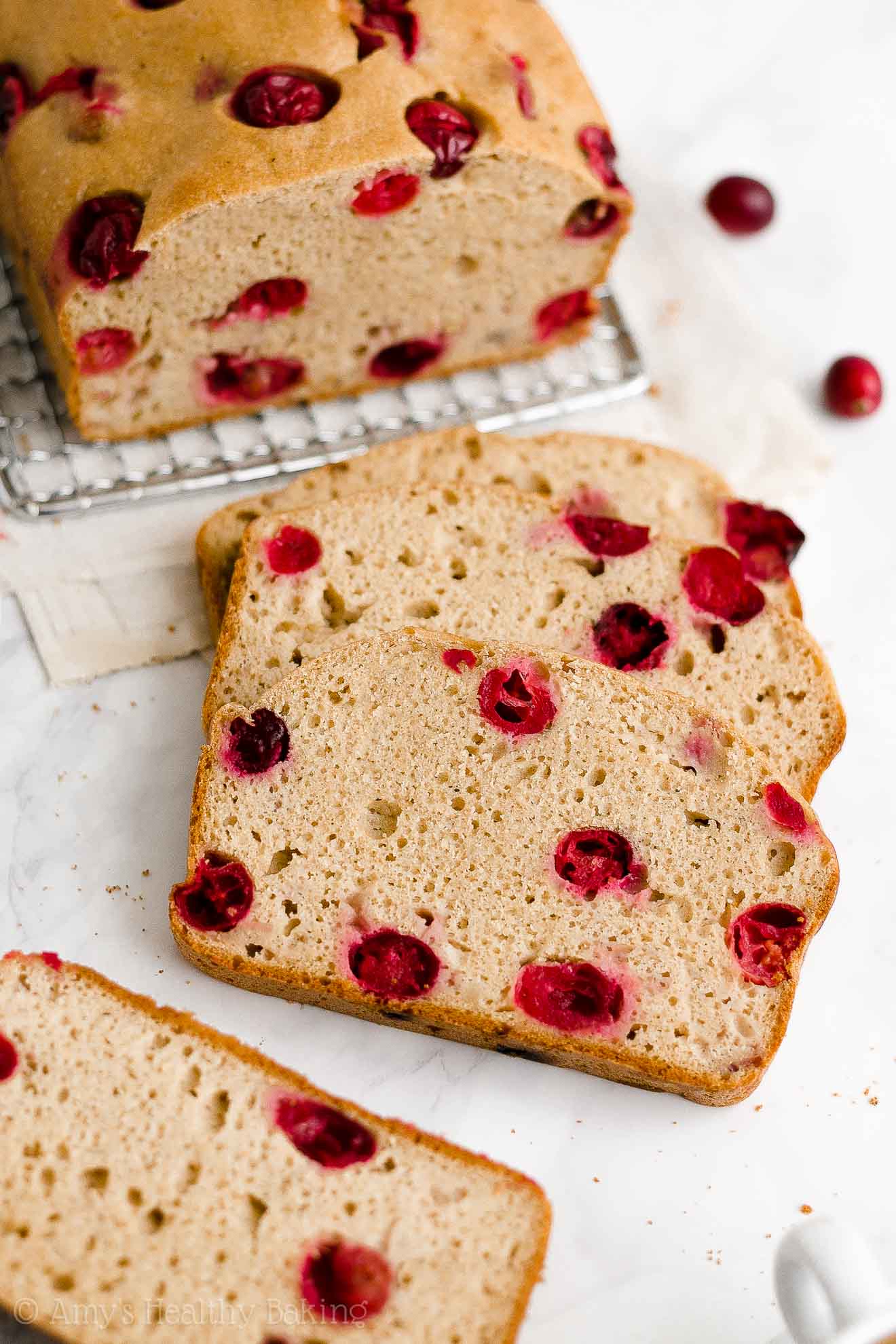 Healthy Cranberry Bread Amy's Healthy Baking