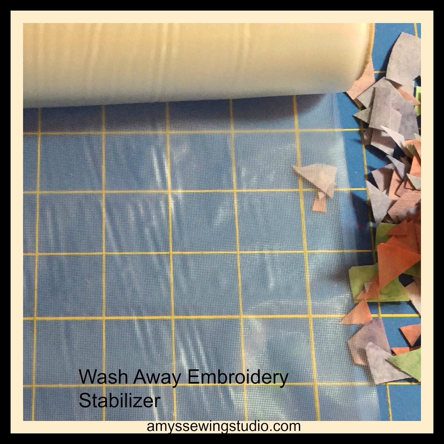 Wash Away Embroidery Stabilizer Amy's Sewing Studio