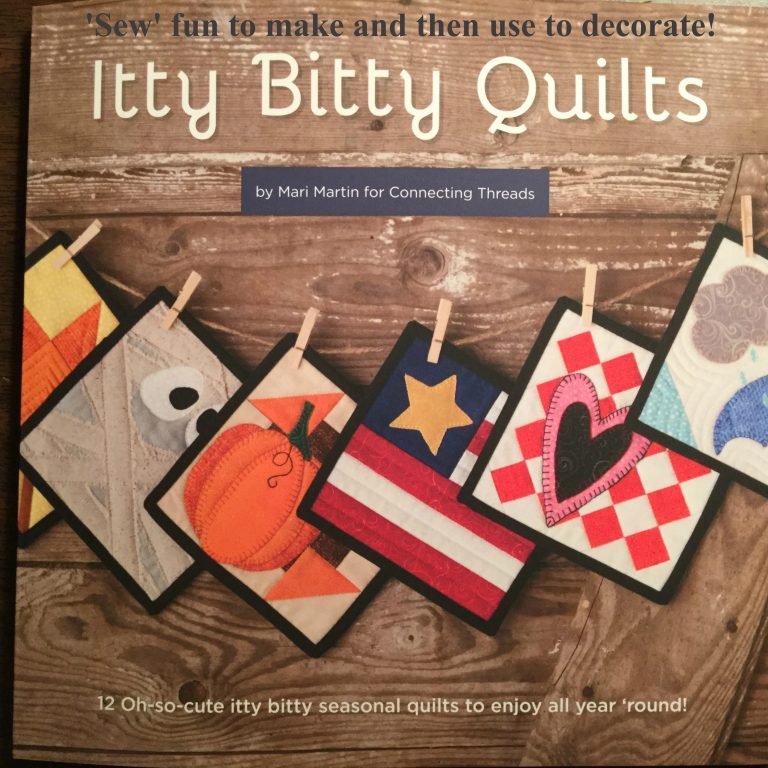 Best Book for Easy Miniature Quilt Block Patterns'Itty Bitty Quilts' Book
