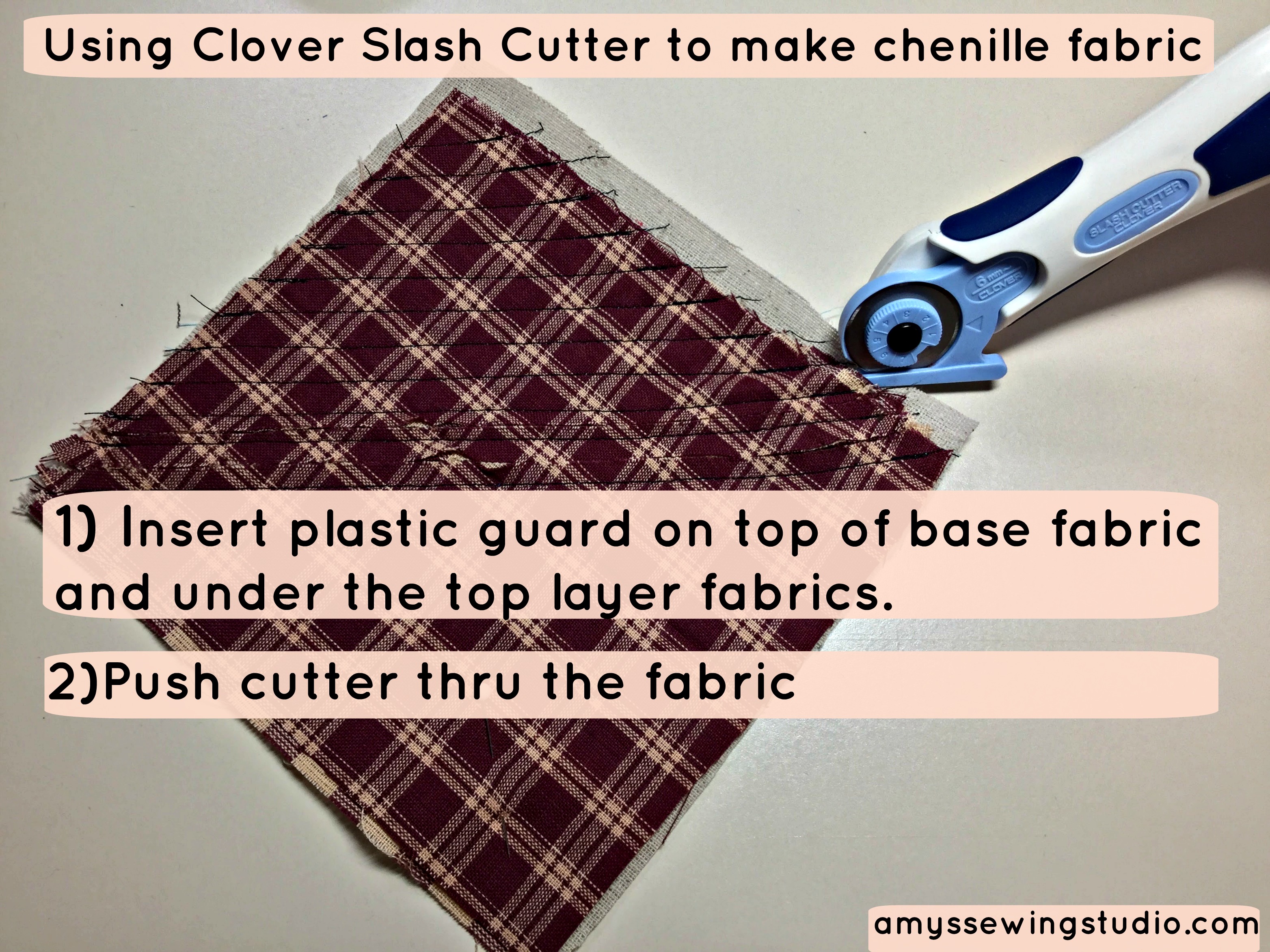 Clover Chenille Cutter 2 Amy's Sewing Studio