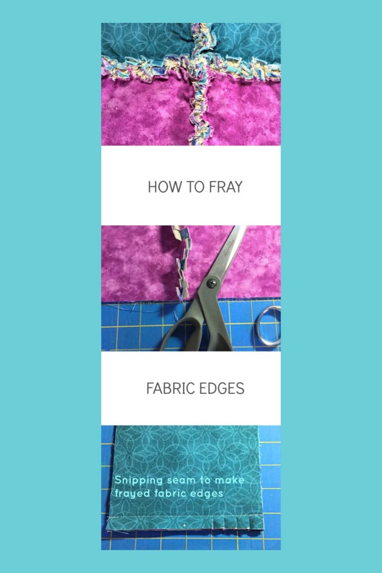 How to Creatively Fray Fabric Edges