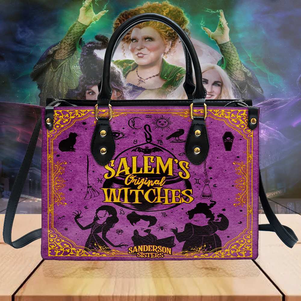 Personalized Hocus Pocus Purse Sanderson Sisters Tote Handbag For Women