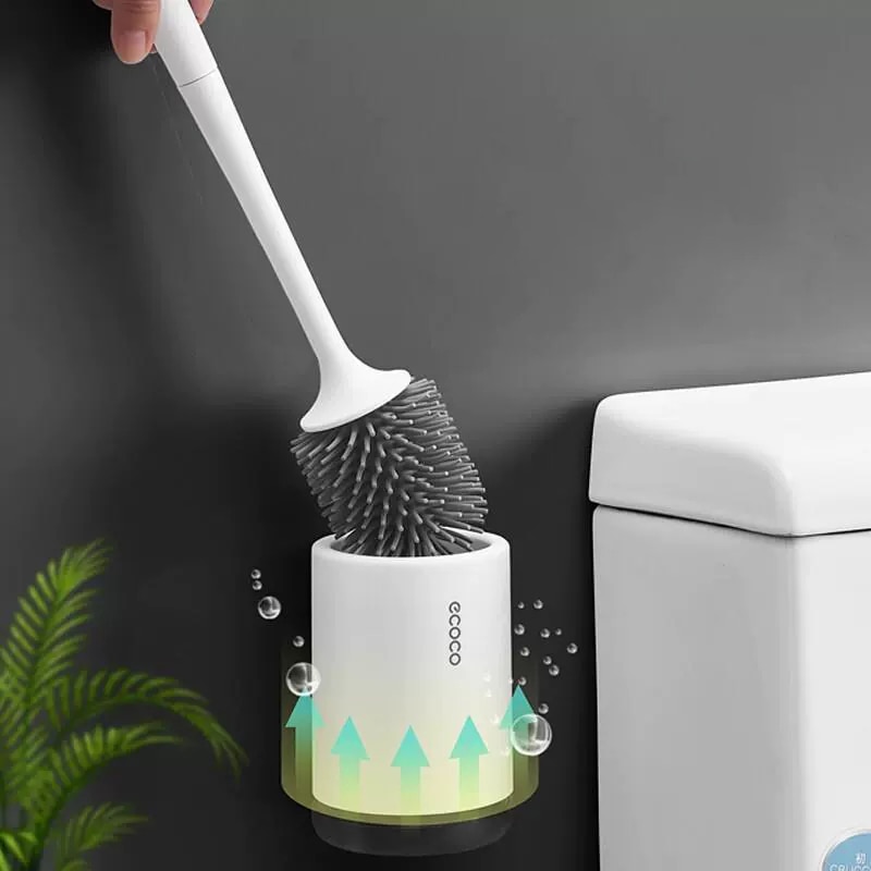 Hygienic Toilet Brush and Holder Silicone® Best Gadget Store