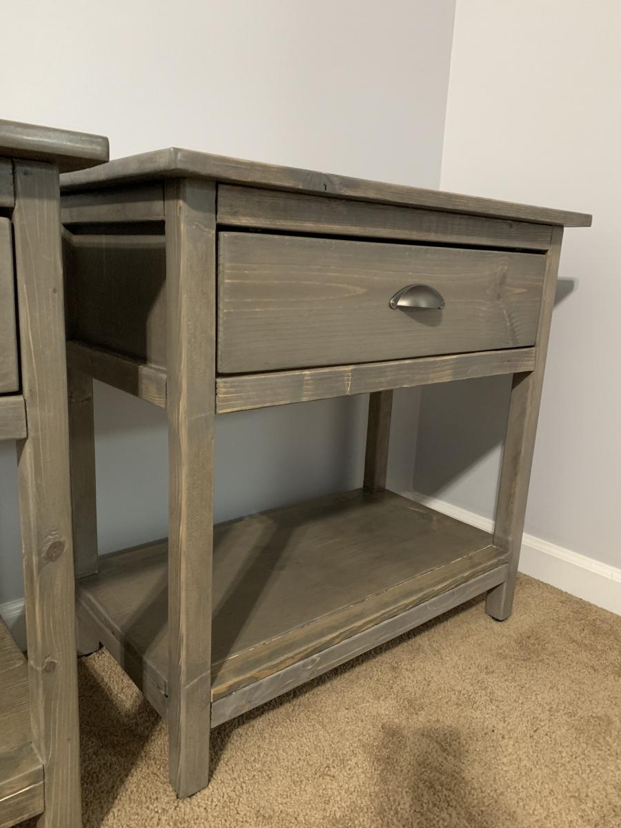 Rustic Side Tables Ana White