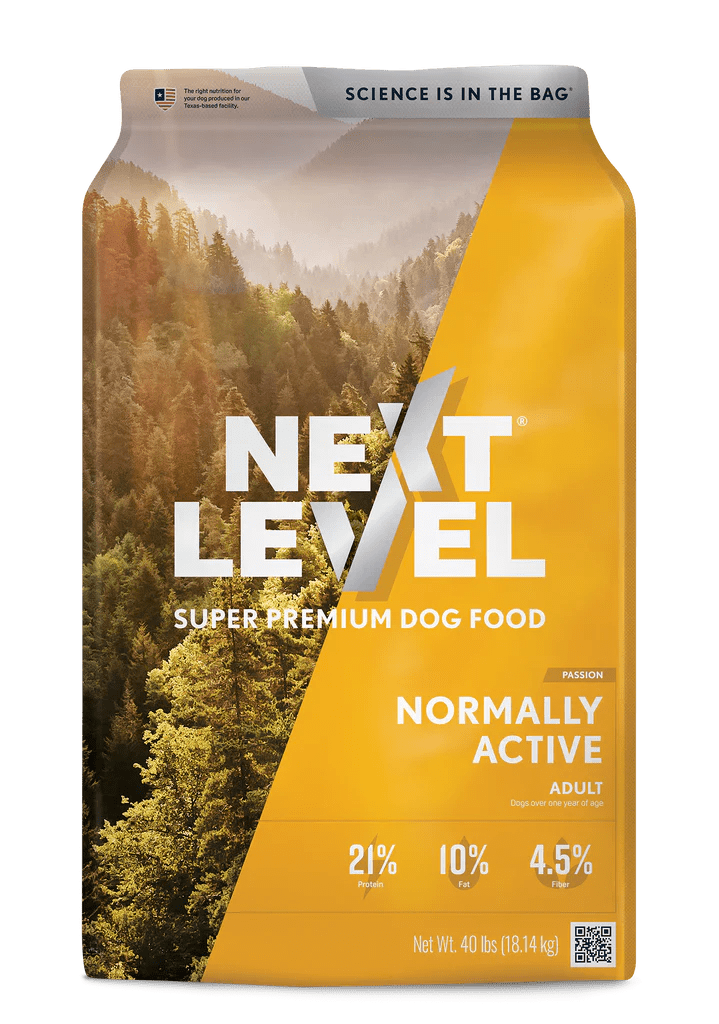 Next Level Normally Active, Dry Dog Food, 40lb Bag Anaheim Feed
