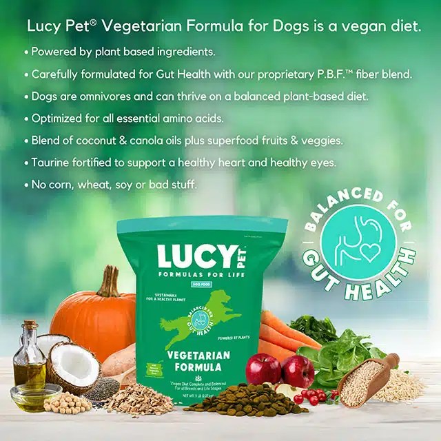 Lucy Pet Vegetarian Formula 5lb, Dry Dog Food Anaheim Feed & Pet Supply
