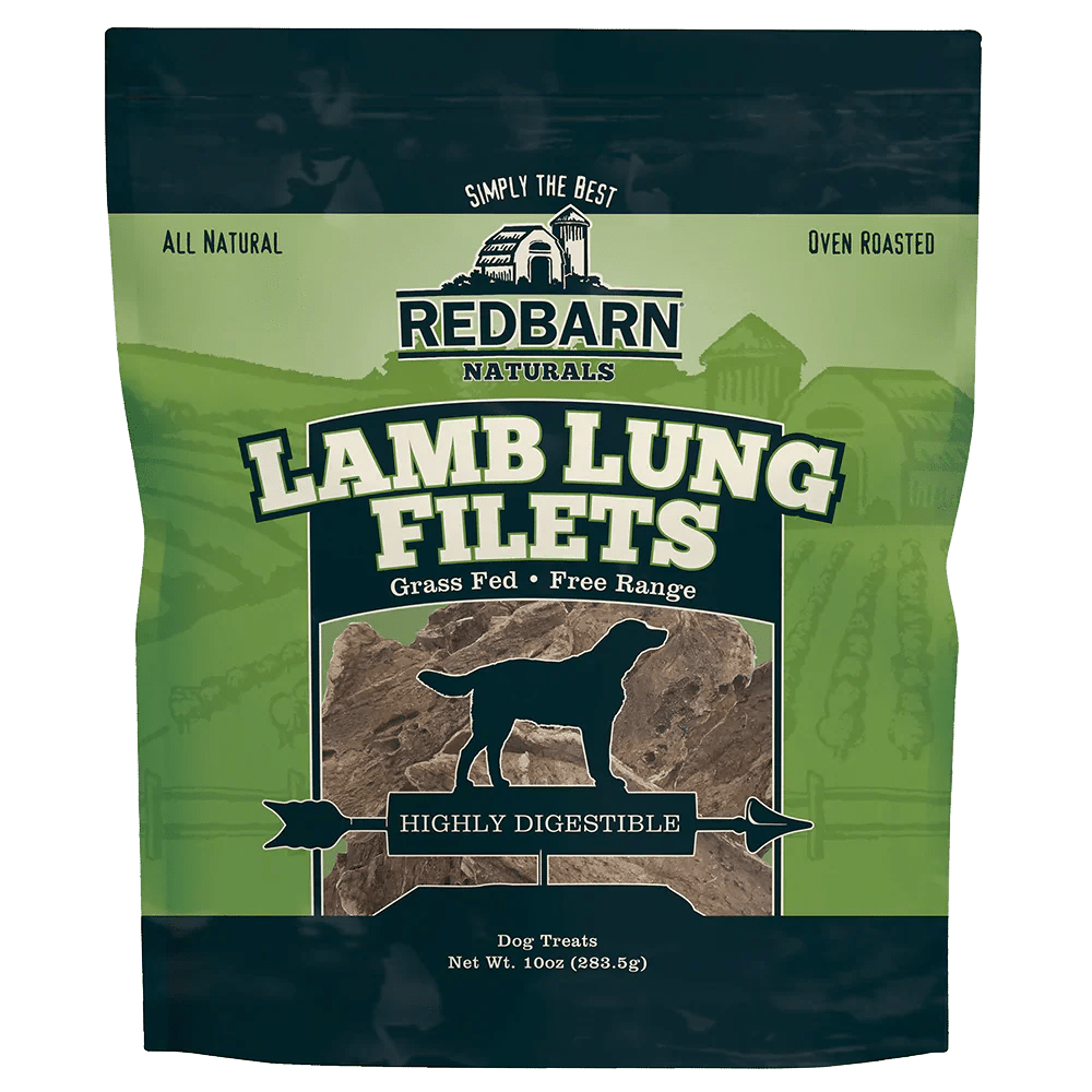 Redbarn Lamb Lung Filets Dog Treat, 10oz Bag Anaheim Feed & Pet Supply