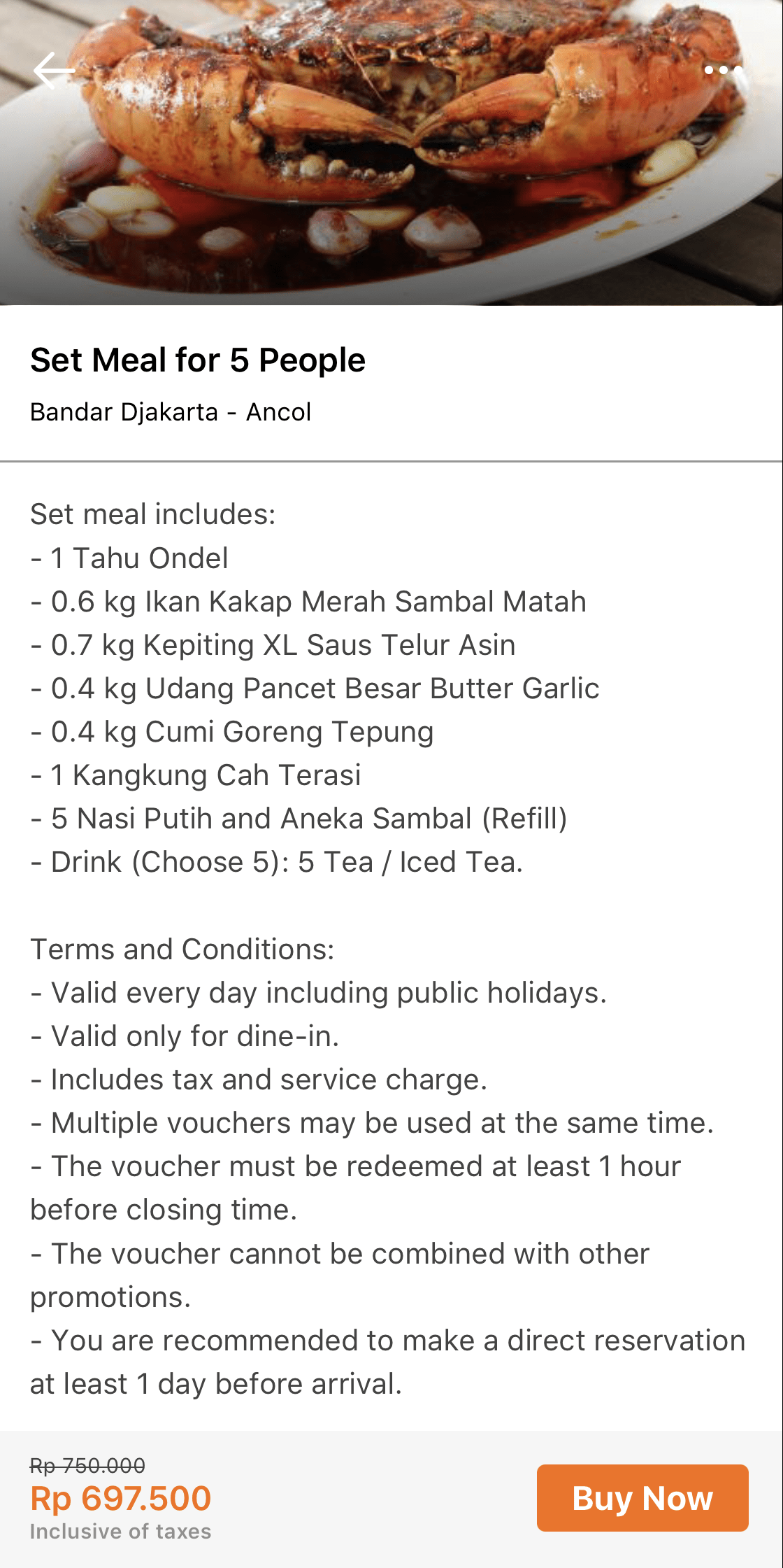 BANDAR DJAKARTA ANCOL Promo with Traveloka Eats