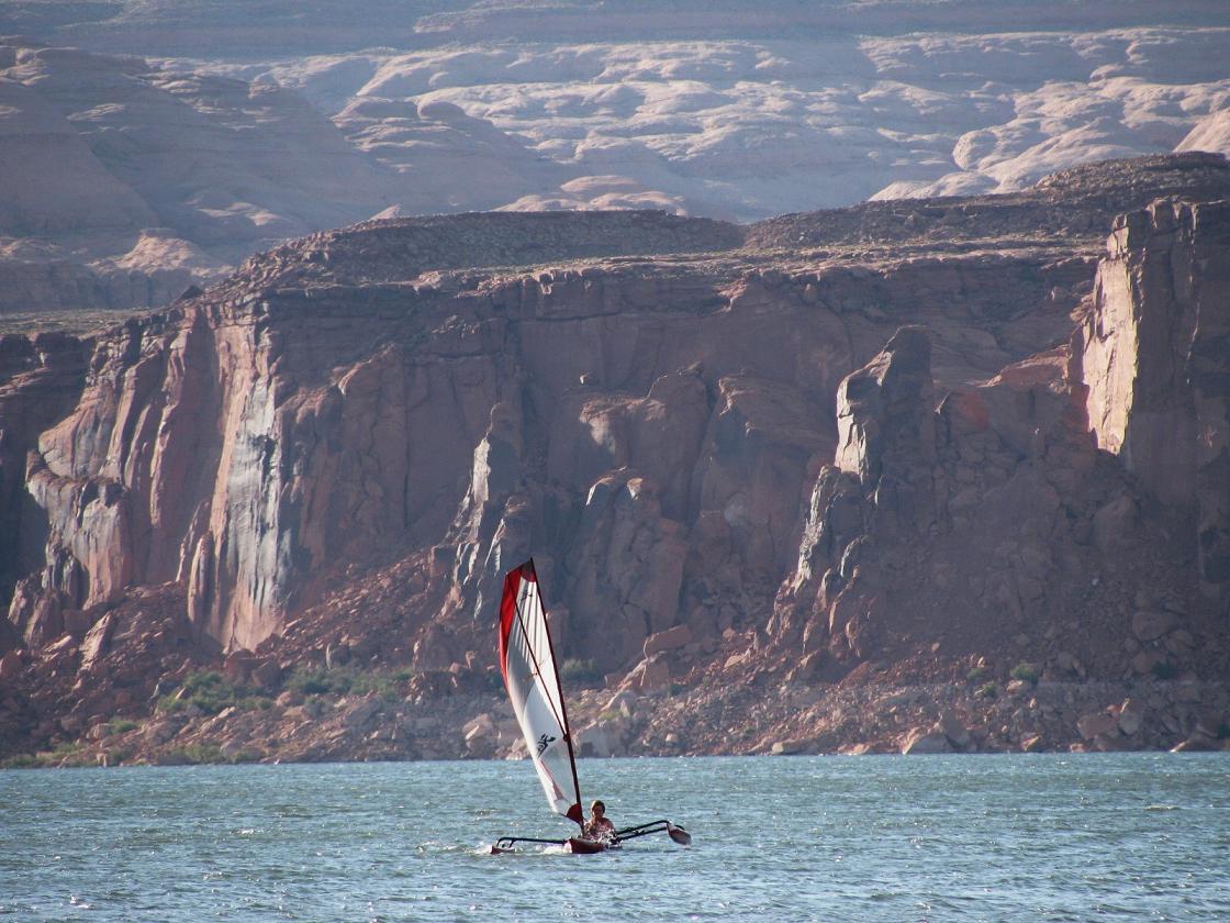 Lake Powell sailboat and kayak trip