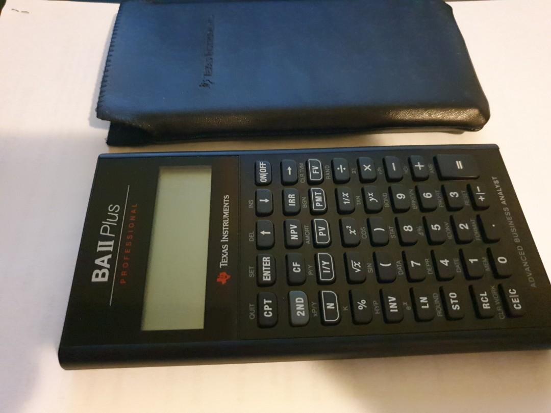 Advanced Calculator Functions using the TI BA11 Plus Calculator for the