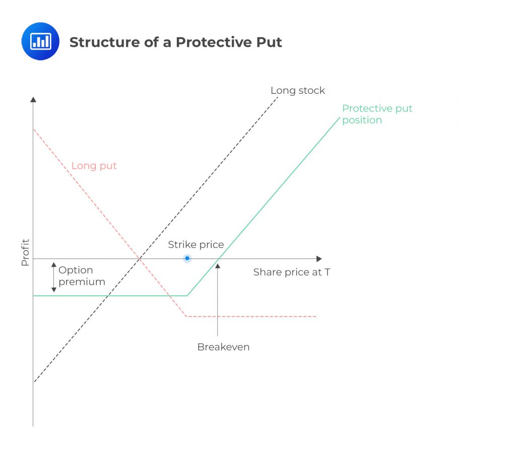 Protective Put position CFA, FRM, and Actuarial Exams Study Notes