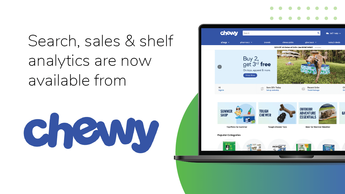 Analytic Index Launches Chewy Search, Sales & Shelf Analytics