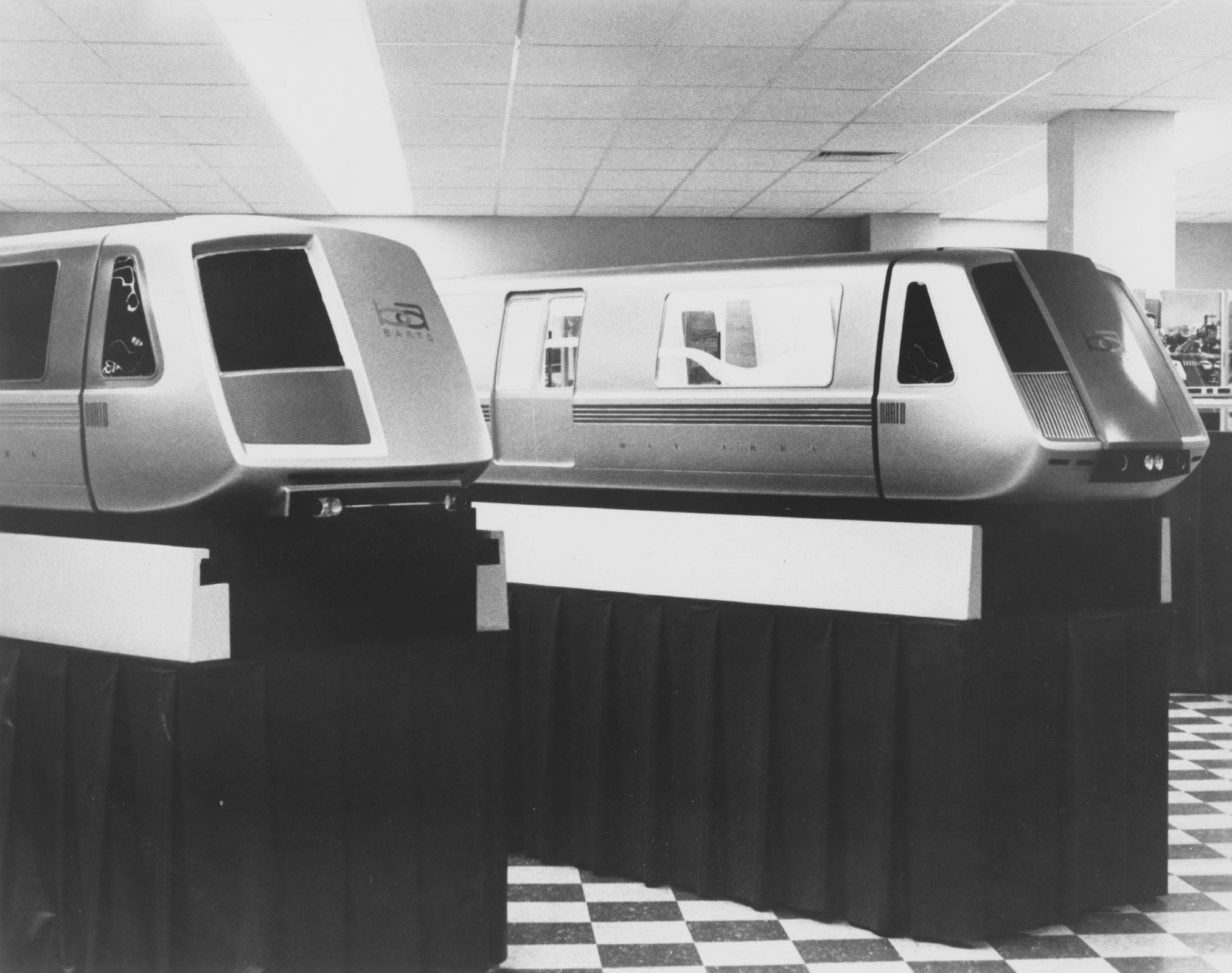 Early BART Car Design Bay Area Rapid Transit