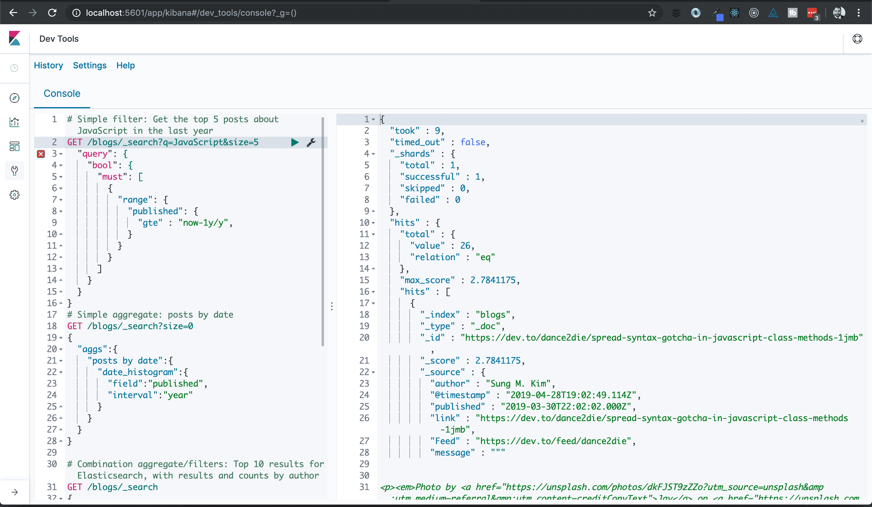 Quickstart Guide Elastic Stack for Devs Blog