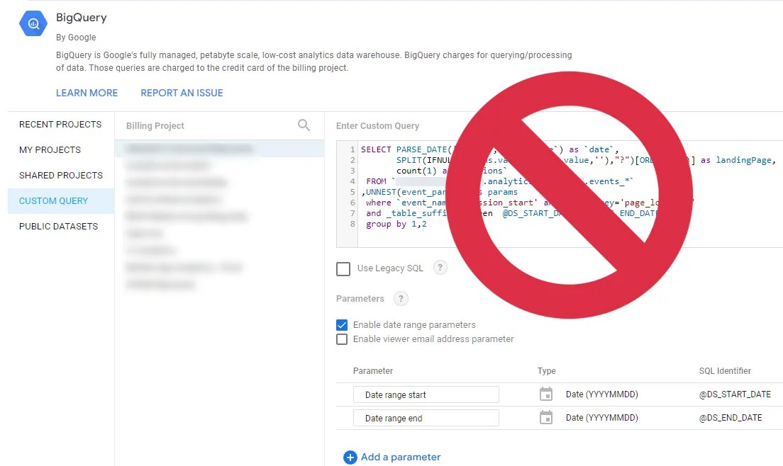 Avoid this costly mistake when connecting GA4 BigQuery to Looker Studio