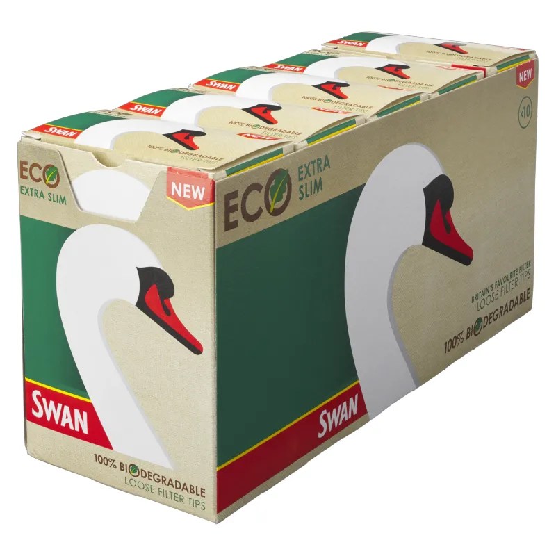 Swan Eco Extra Slim Filter Box of 200 Tips Anand International Ltd