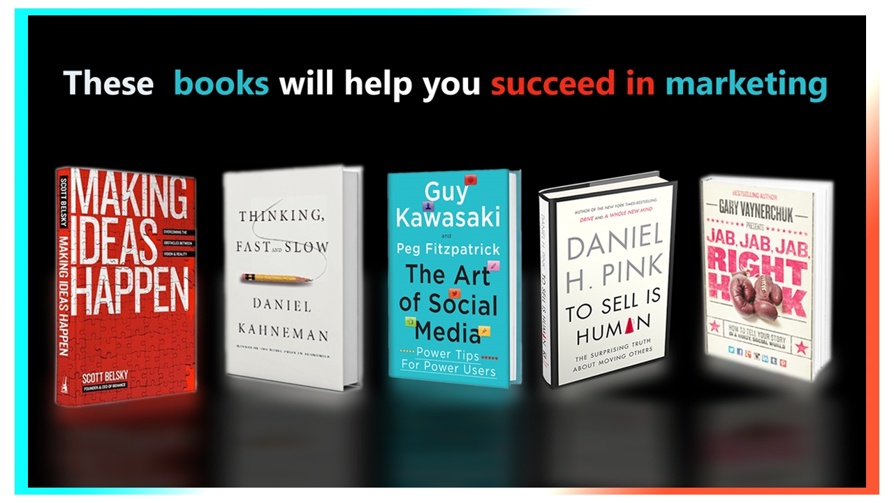 كتب تساعدك على النجاح في مجال التسويق إذا كنت تريد العمل بمجال التسويق
