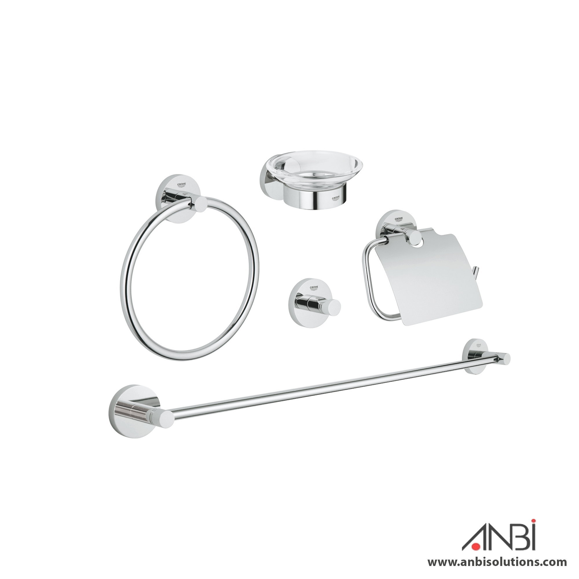 GROHE Essentials Master Bathroom Accessories Set 40344001 ANBI Online