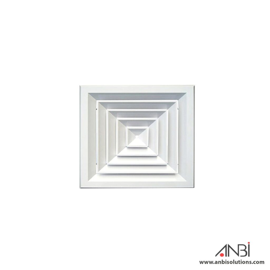 ANBI Square Ceiling Diffuser Supply HVAC Diffusers Model AGISD