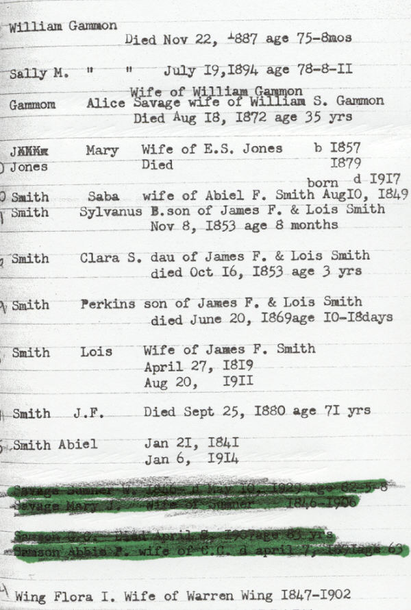 Free Death Records in the Index to Graves in the Flagstaff Cemetery