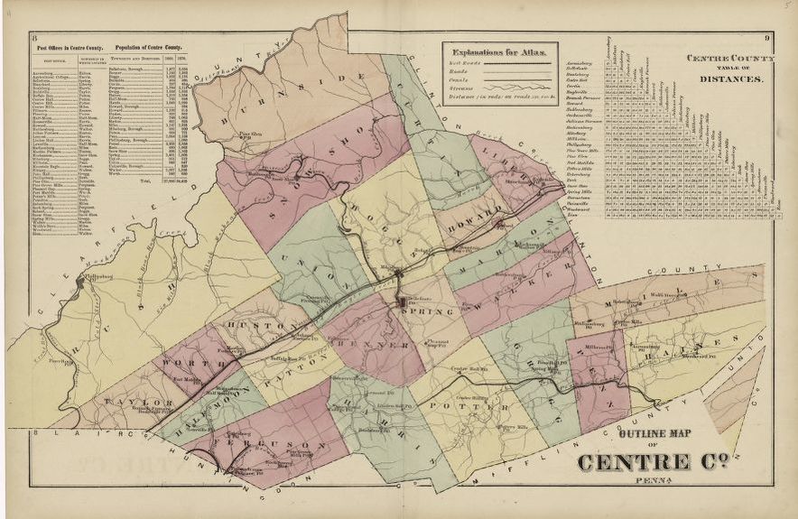 Centre County Ancestor Tracks