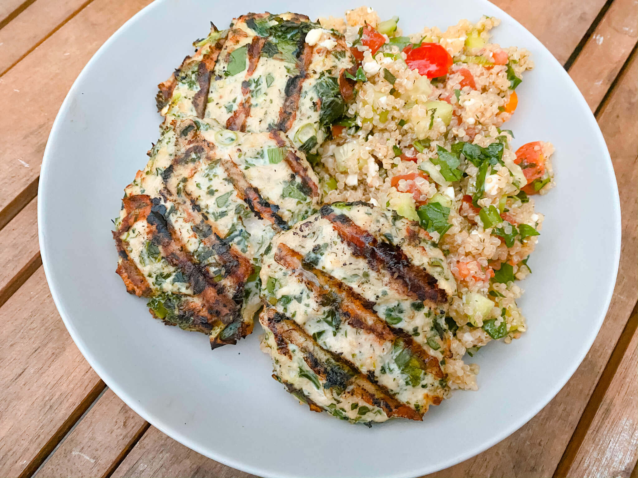 Spinach & Feta Chicken Burgers Ancestral Nutrition