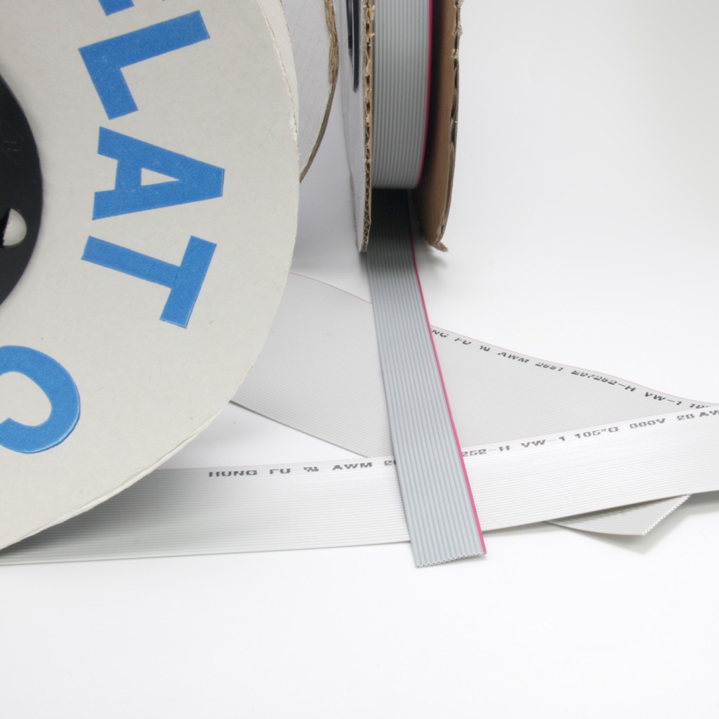Gray Flat Ribbon Cable (bulk) Anchor Electronics
