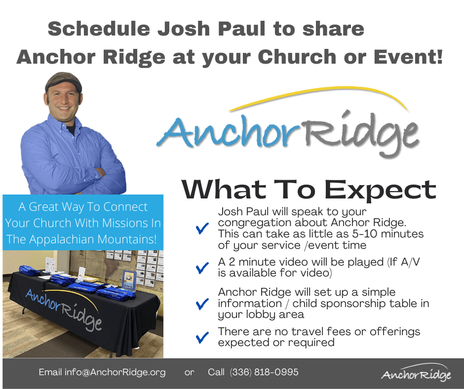 Invite Anchor Ridge To Your Church Or Event Anchor Ridge