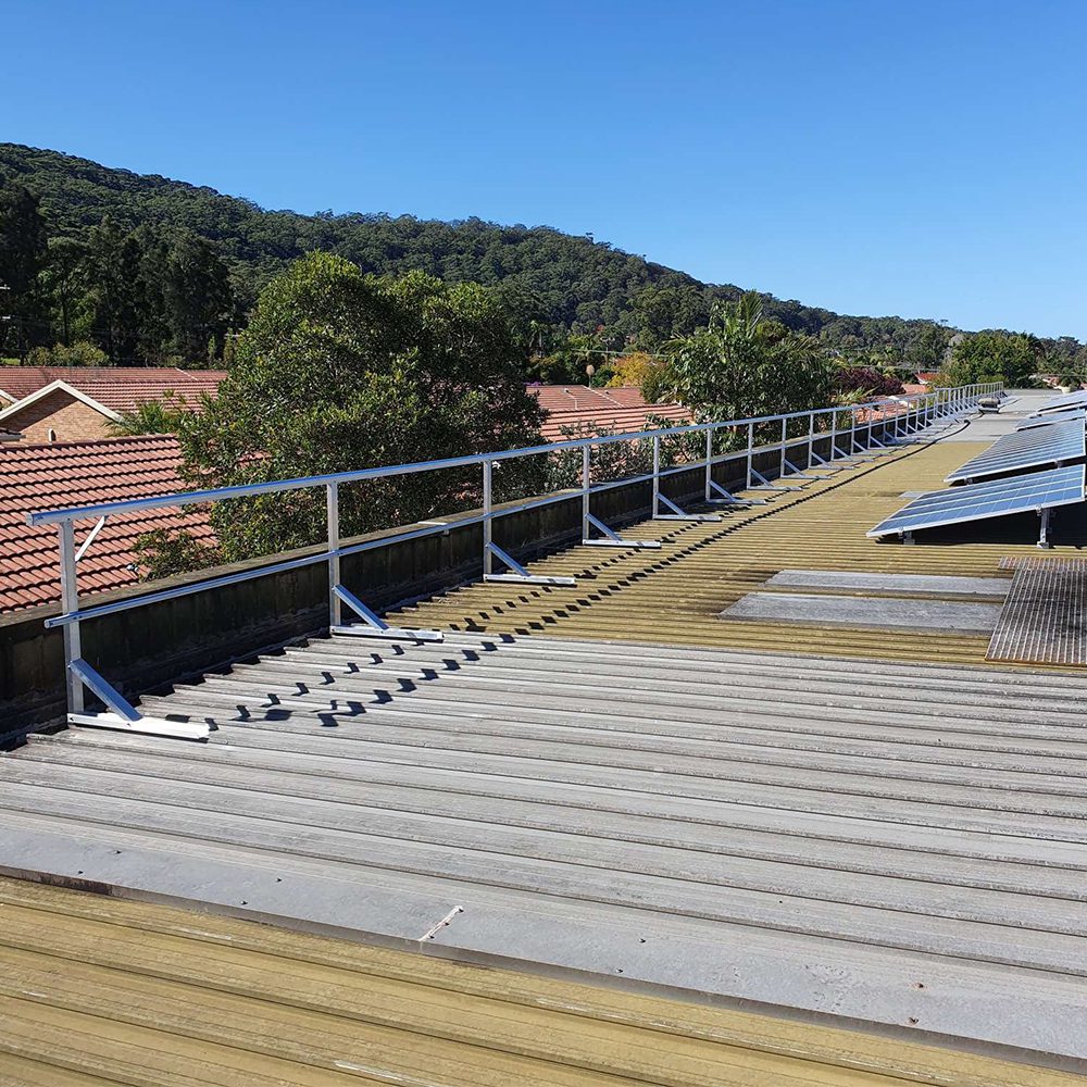 Permanent Roof Guardrail Systems Supply, Installation & Certification