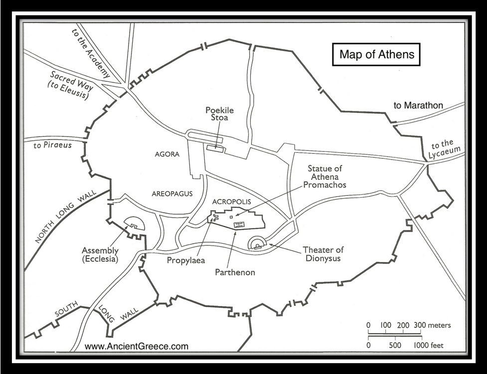 Map Of Athens