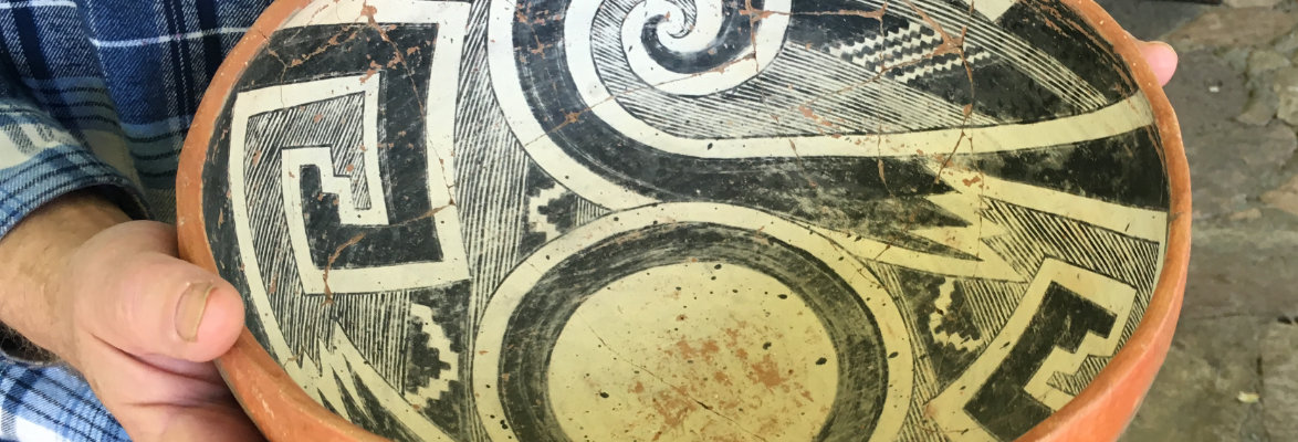prehistoric Pinto Polychrome bowl
