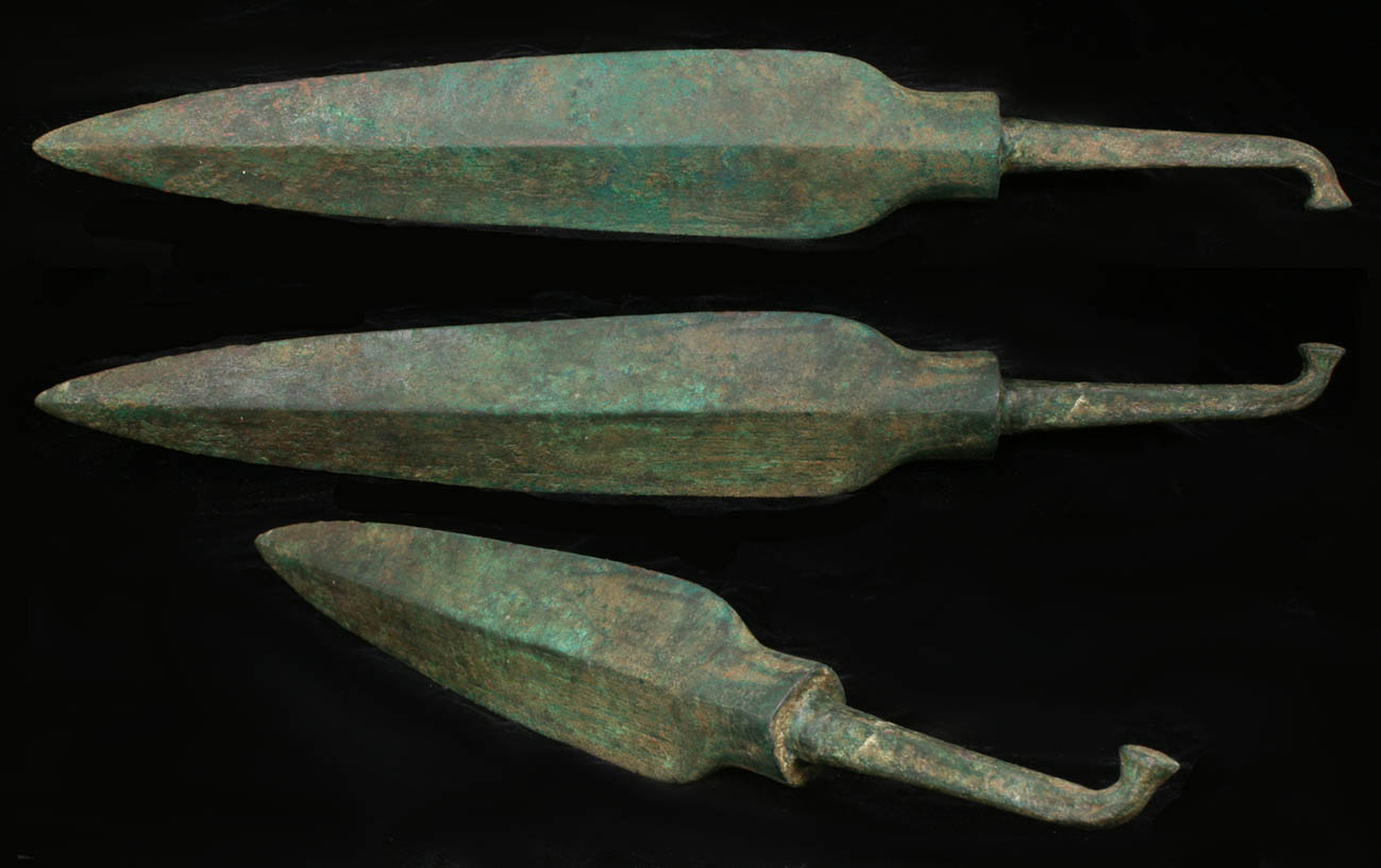 Bronze Age spear heads,javelins,arrowheads collection