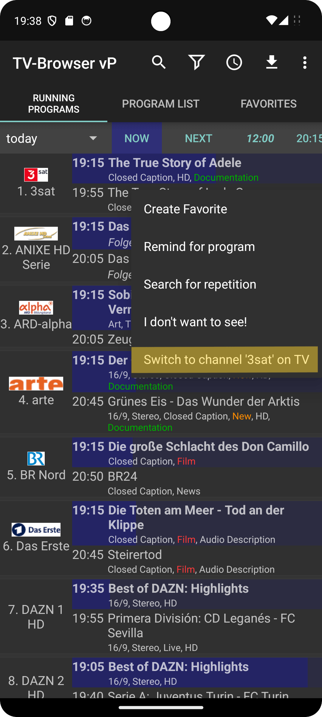 sonytvswitch Remote control and program switch app for Sony TVs
