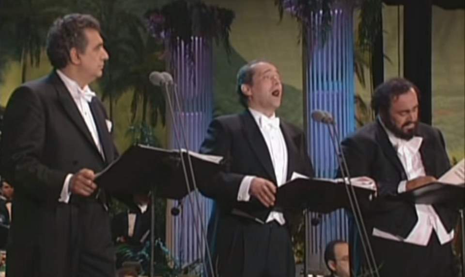 The Three Tenors Santa Lucia Luntana