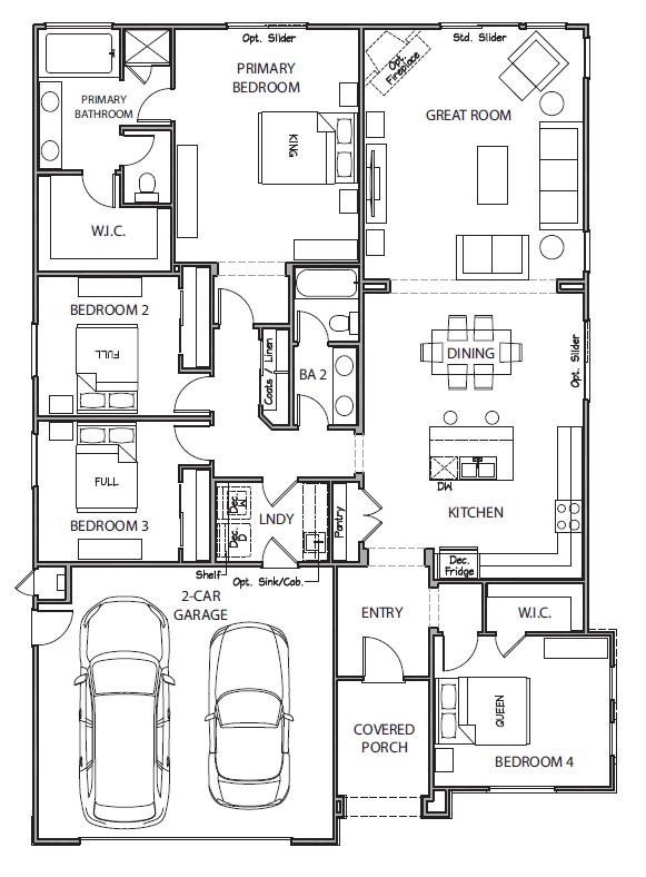Base Plan Anderson Homes
