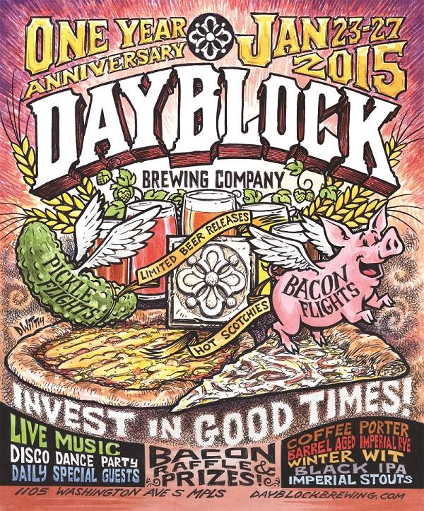 Day Block Brewing 1 Year Anniversary Starts Today MNBeer Craft beer
