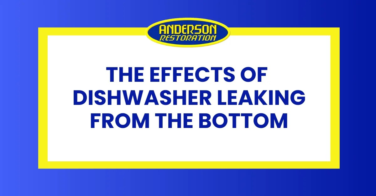 The Effect Of Dishwasher Leaking From The Bottom