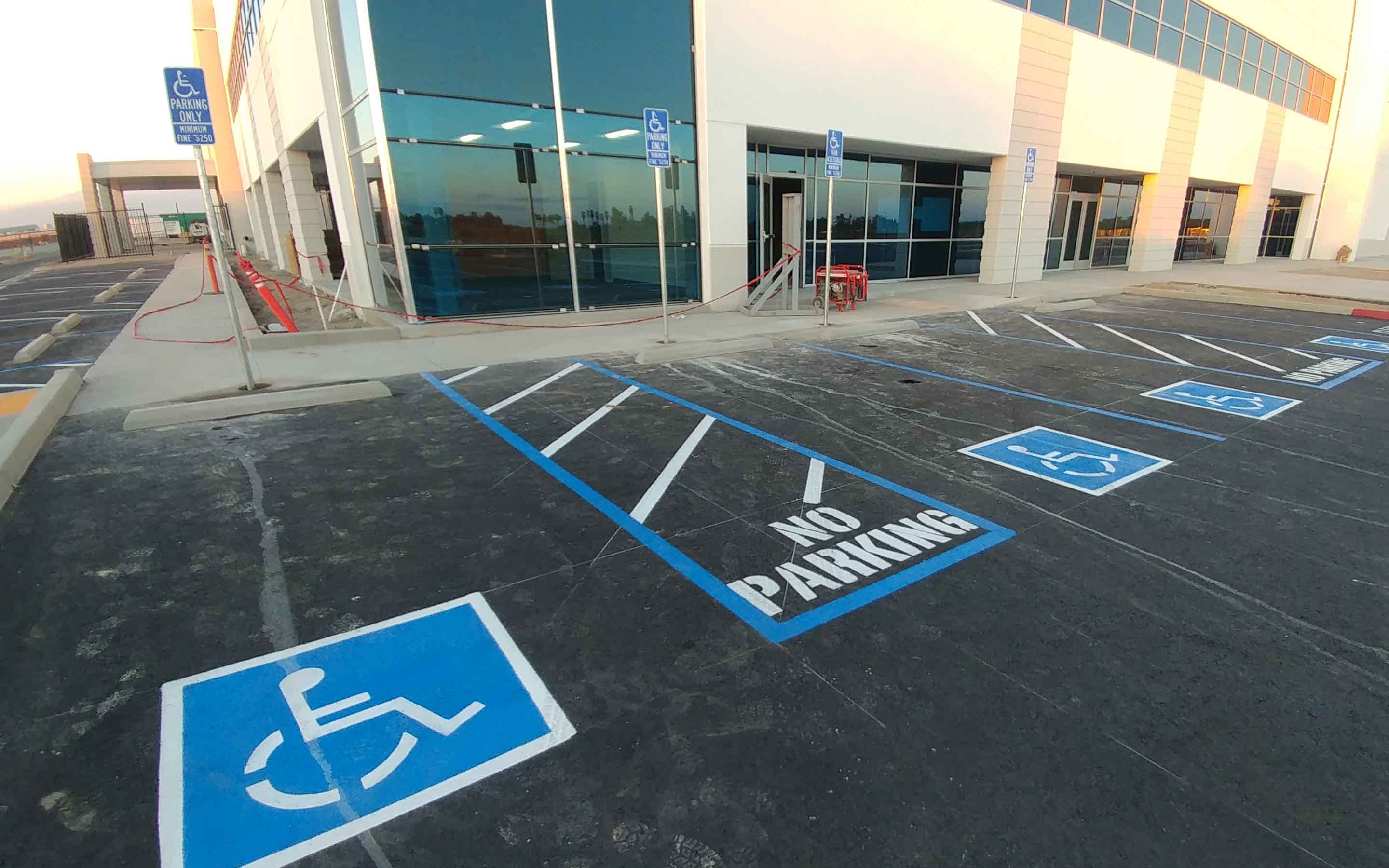 ADA Compliance Anderson Striping CA, UT, OR, NV, AZ, WA
