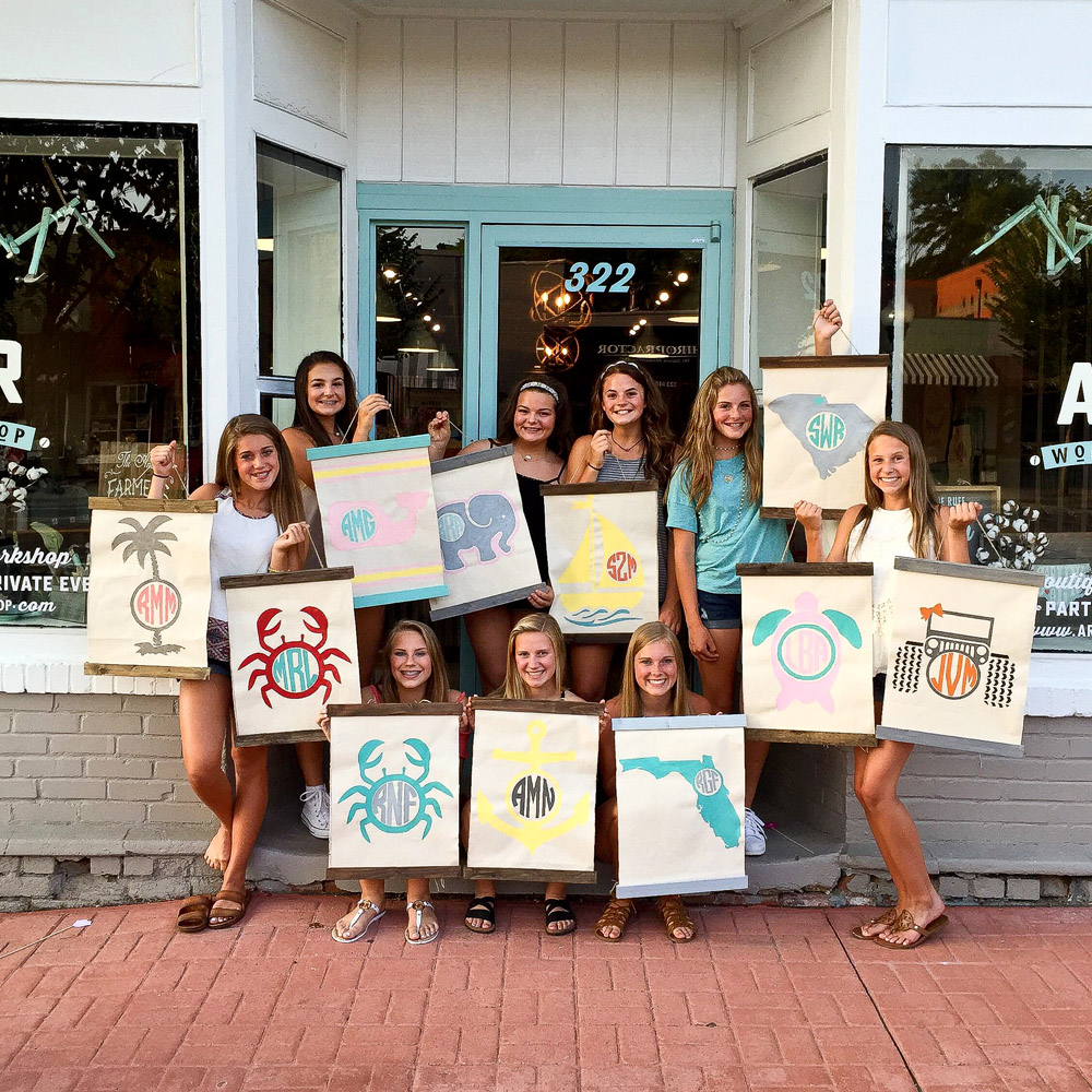 Brynne's 14th birthday party at AR DIY Boutique Studio