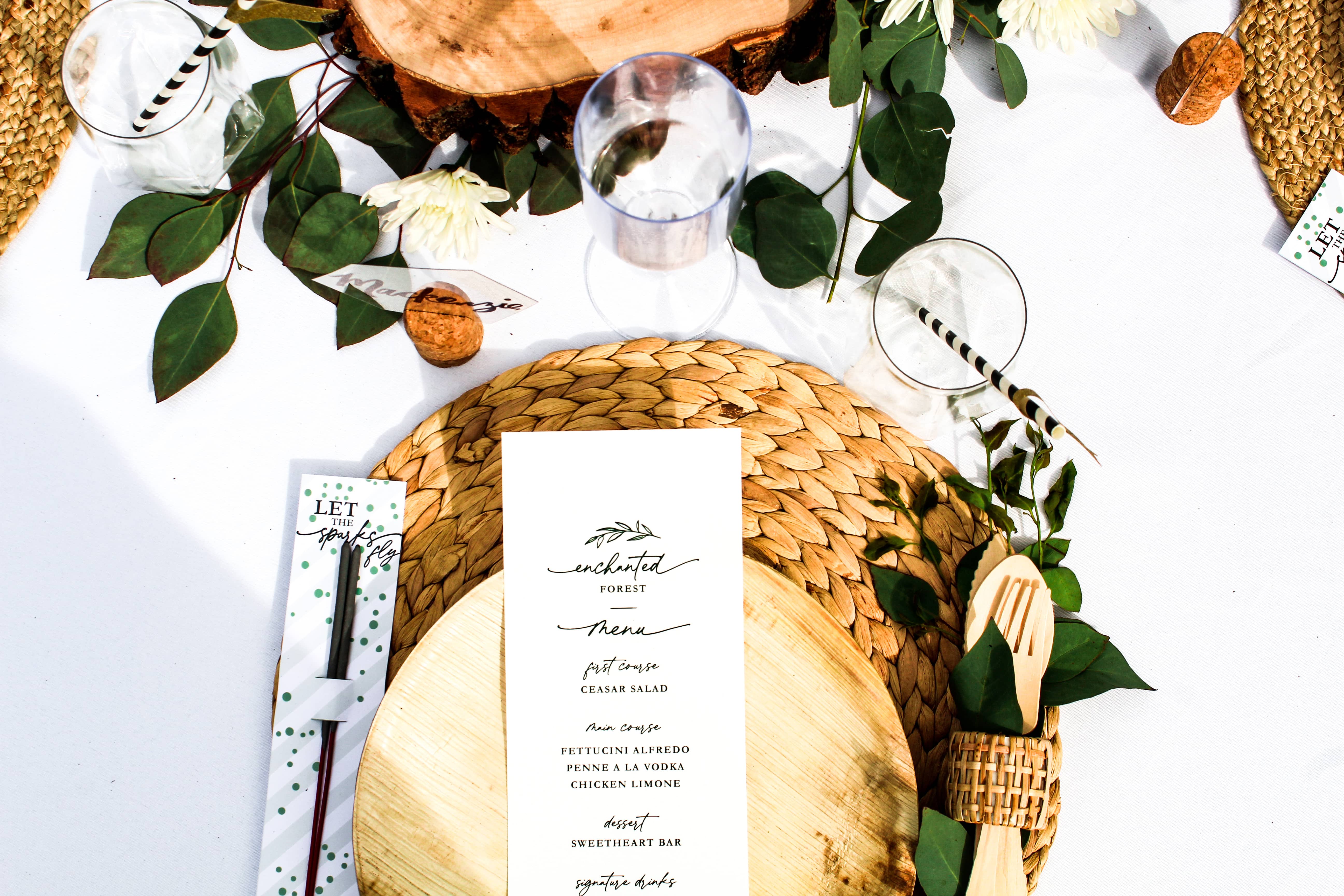 Enchanted Forest DIY Prom Dinner Party Anders Ruff Custom Designs, LLC
