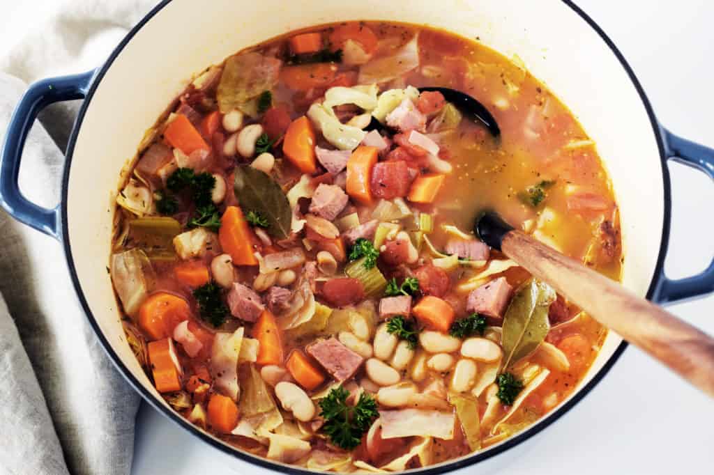 Ham Bean and Cabbage Soup AndiAnne
