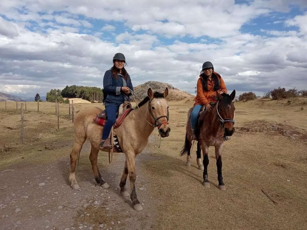 horseback riding temple of the moon + sacsayhuaman Andina Expeditions