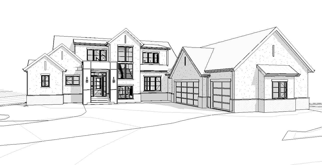 De Winton Transitional Andison Residential Design