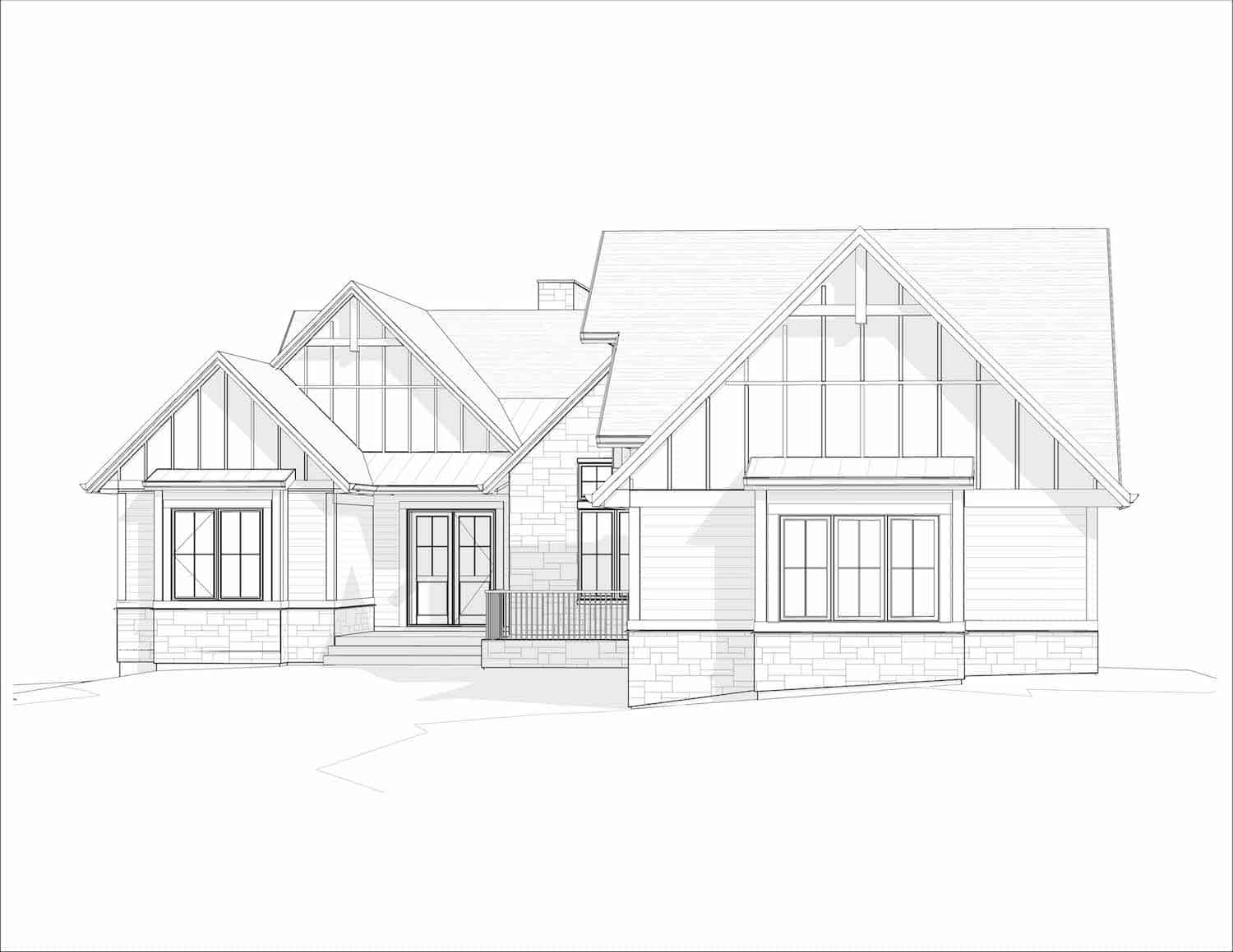 Rodeo Ridge Craftsman Bungalow Andison Residential Design