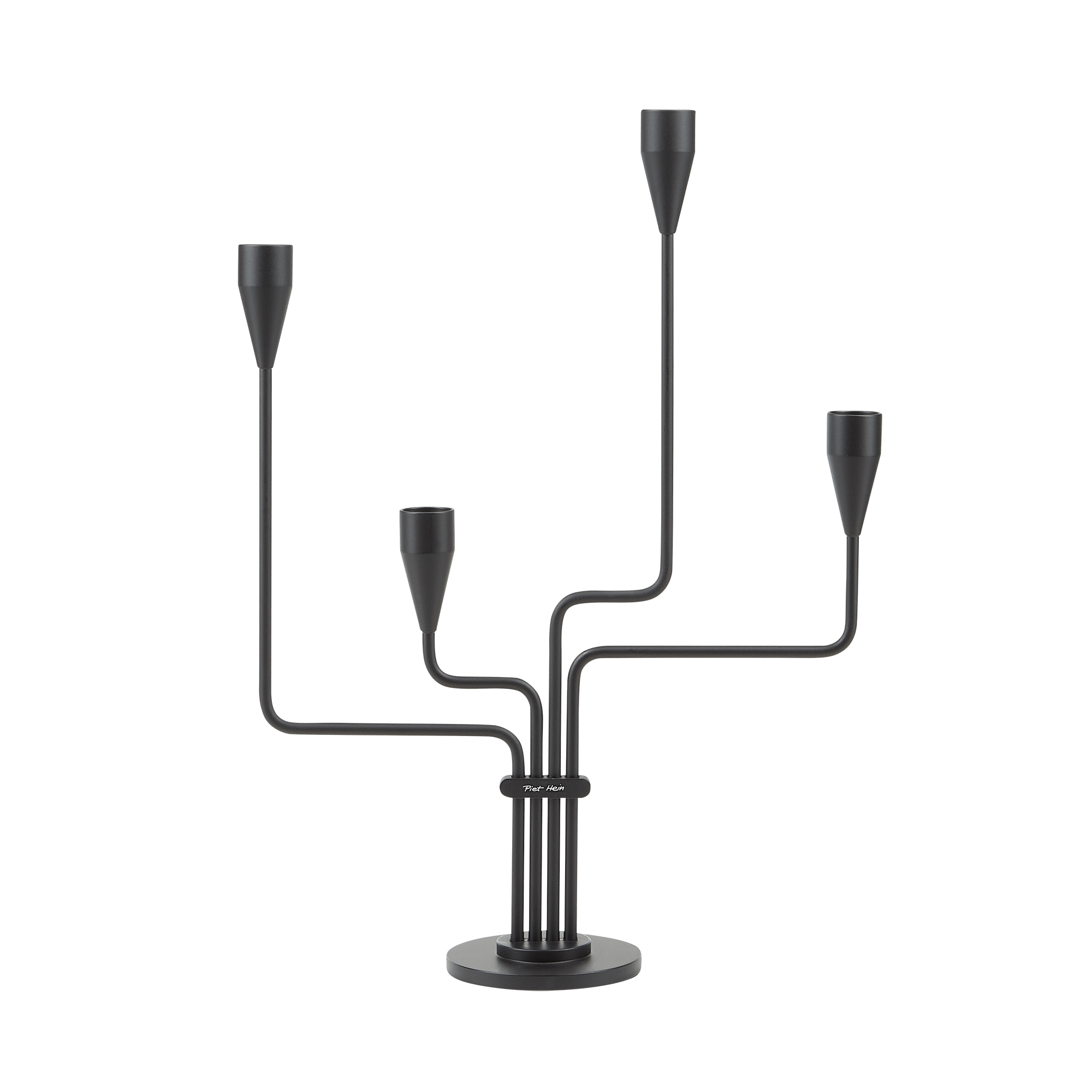 Piet Hein Southern Cross Candlestick H38 cm Black