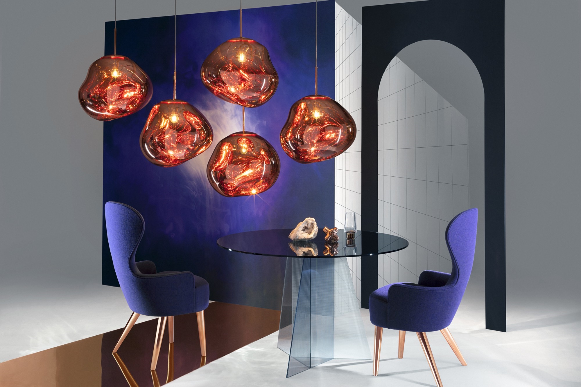 Tom Dixon Melt Pendant Copper Large | Andlight