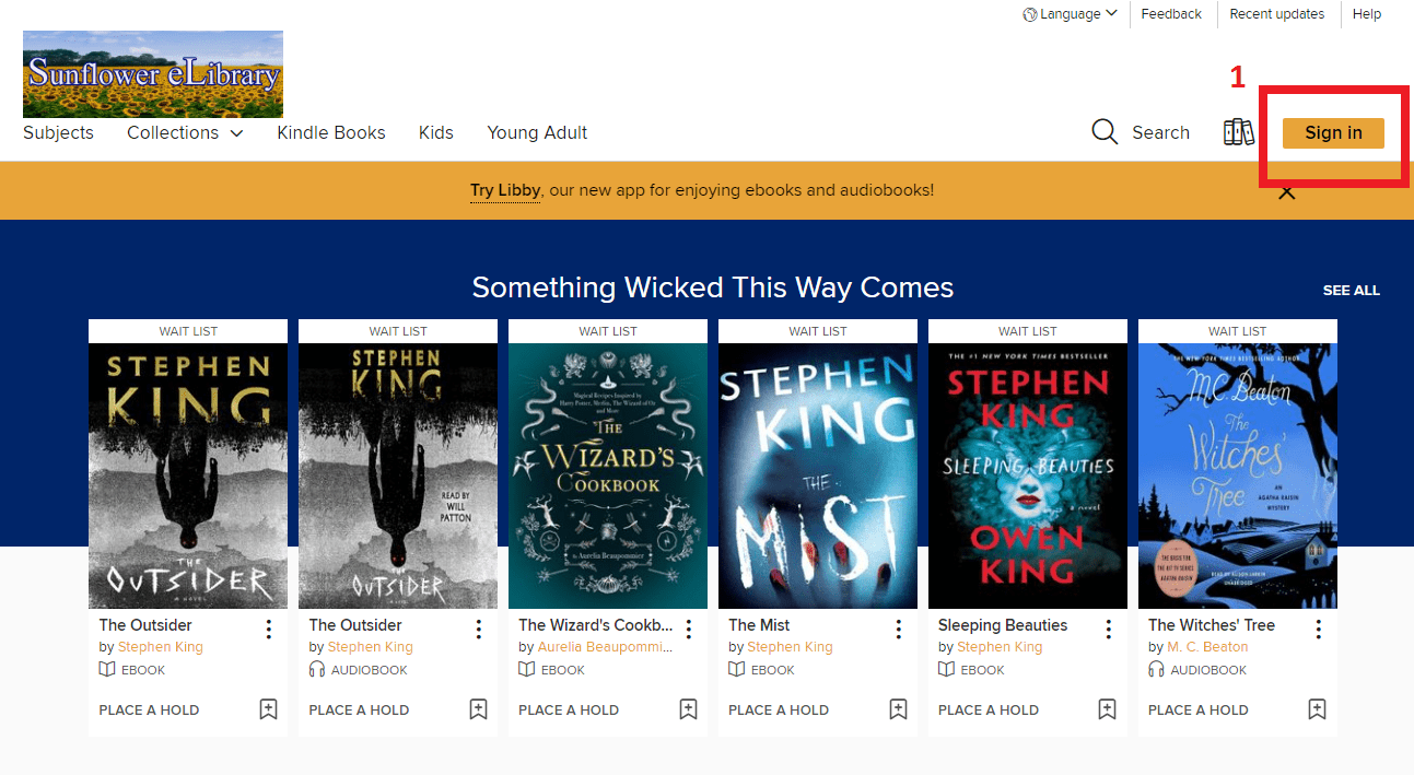 Using Overdrive and the Sunflower eLibrary Andover Public Library
