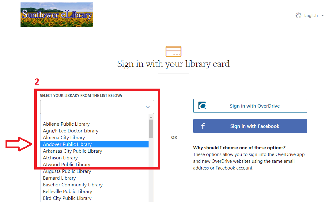 Using Overdrive and the Sunflower eLibrary Andover Public Library