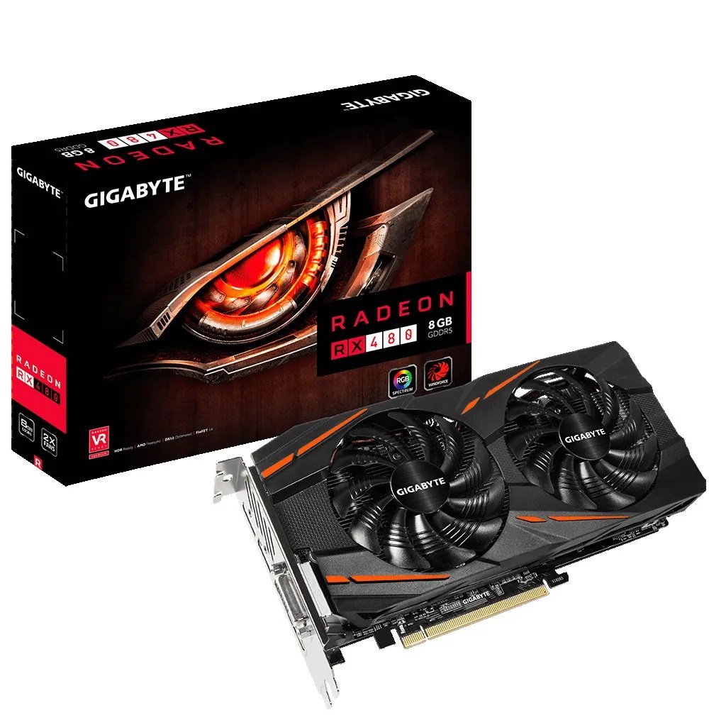 Купить GVRX480WF28GD Видеокарта Gigabyte AMD Radeon RX
