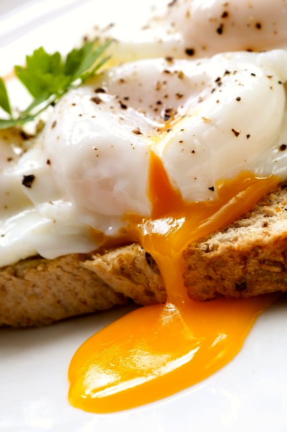 Poached Eggs on Sourdough Toast Andrea Beaman
